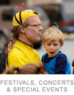 festivals, concerts & special events